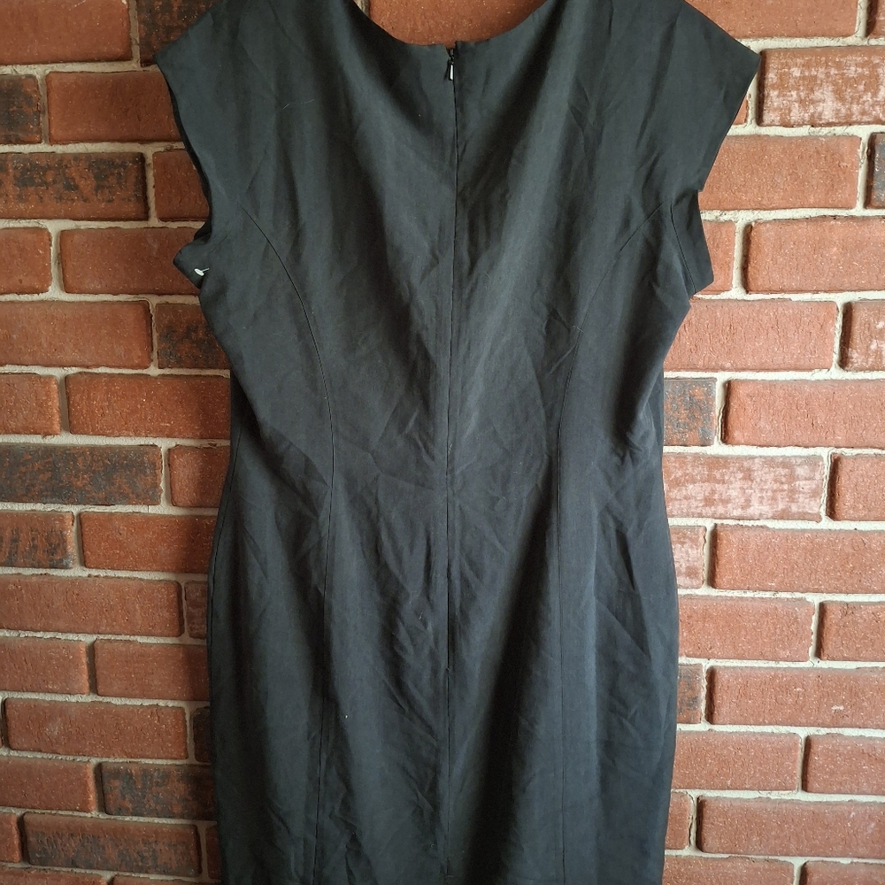 Vintage Georgiou Studio black dress with V-neck - Picture 3 of 3